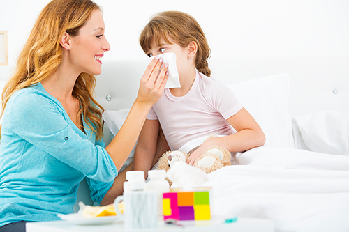 Predídete komplikáciám nádchy detí, použite OLYNTH® k uvoľneniu nosa.